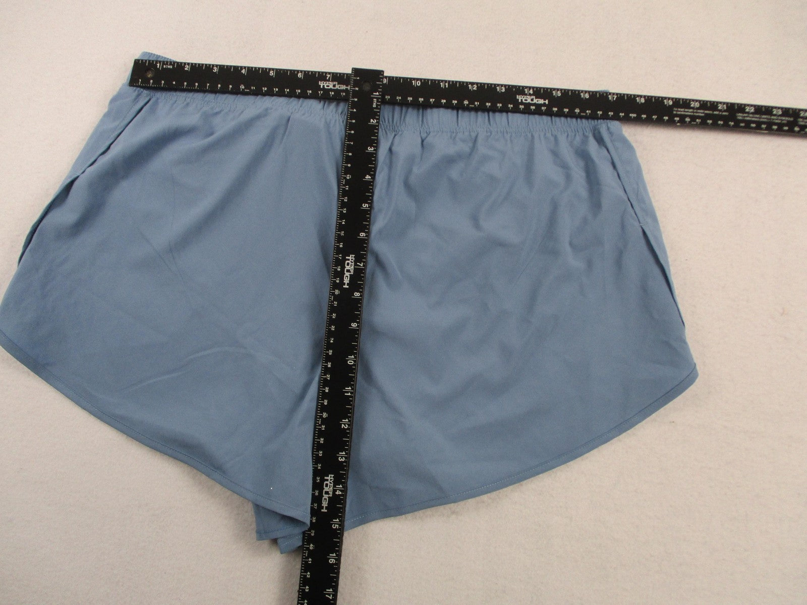 New Balance Sport Short 3IN Shorts Womens L Blue Running Athletic WS51209