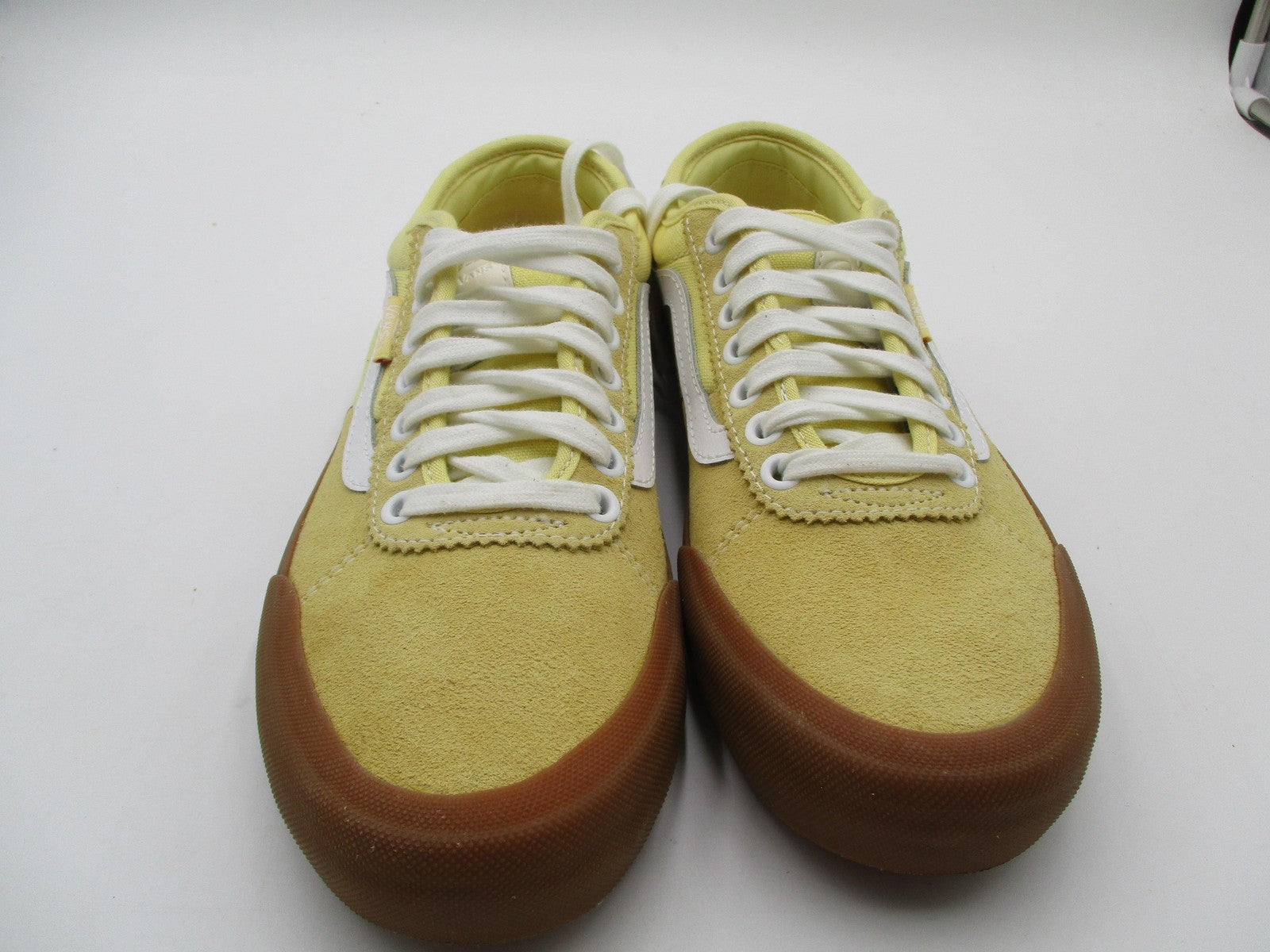 Vans Chima Ferguson Pro Shoes Mens Size 6.5 Yellow Canvas Gum Skate Sneakers1