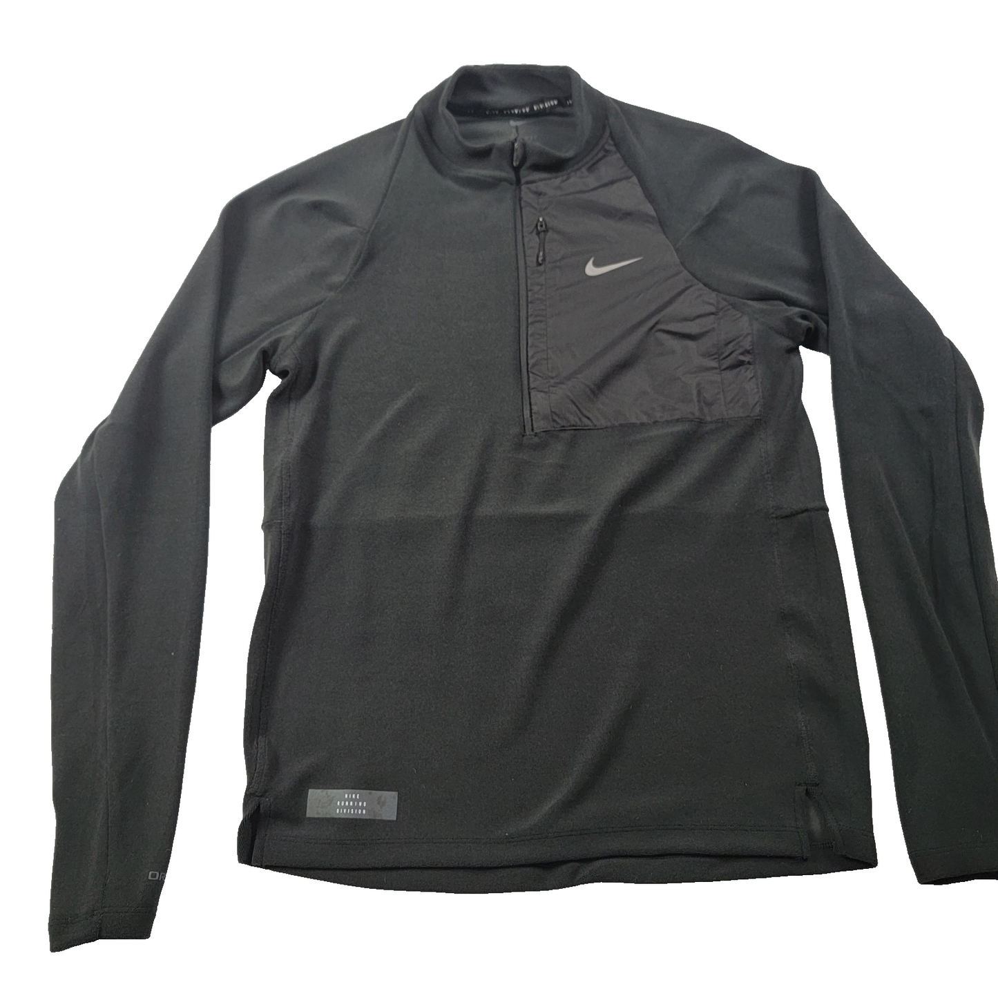 Nike Running Division DriFit 1/4 Zip Running Top Men’s Small Black NWT