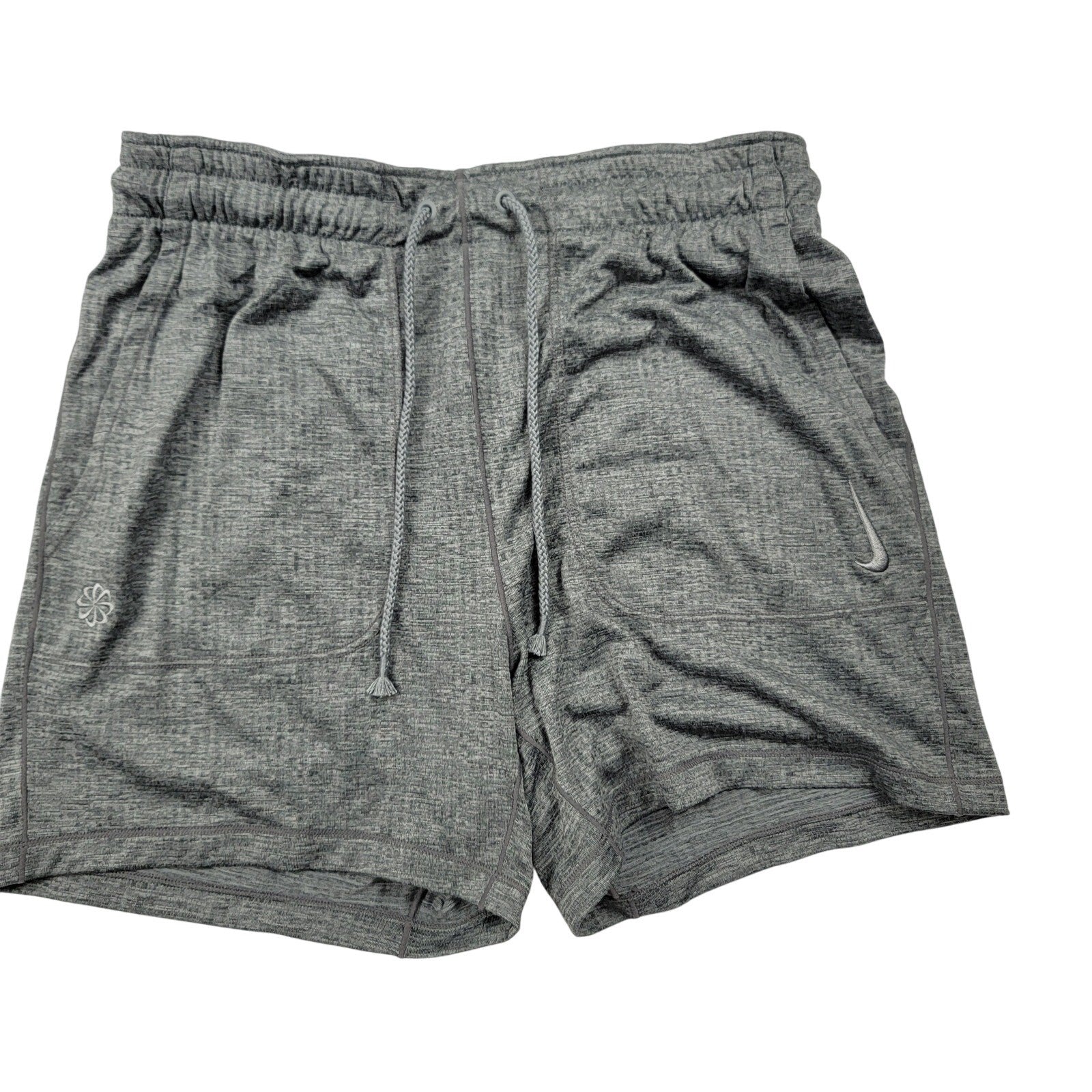 Nike Yoga Men’s 5” Training Shorts Gray Size Small FB7786065 NWT1