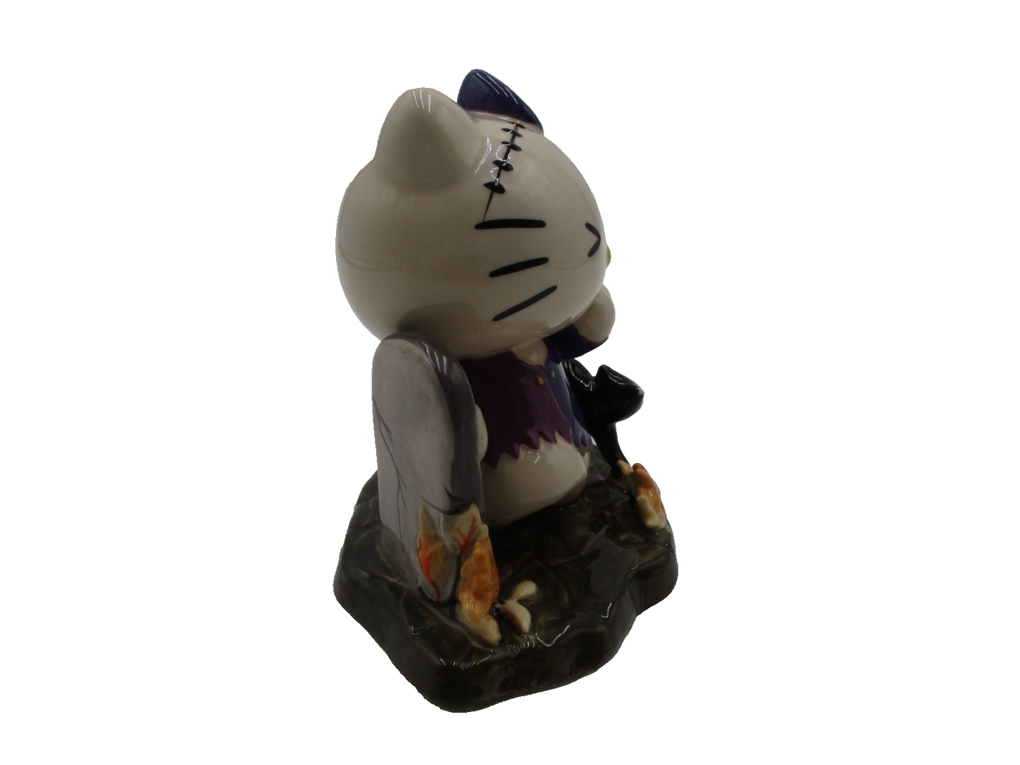 Hello Kitty Halloween Blue Sky Clayworks Graveyard Zombie Ceramic3