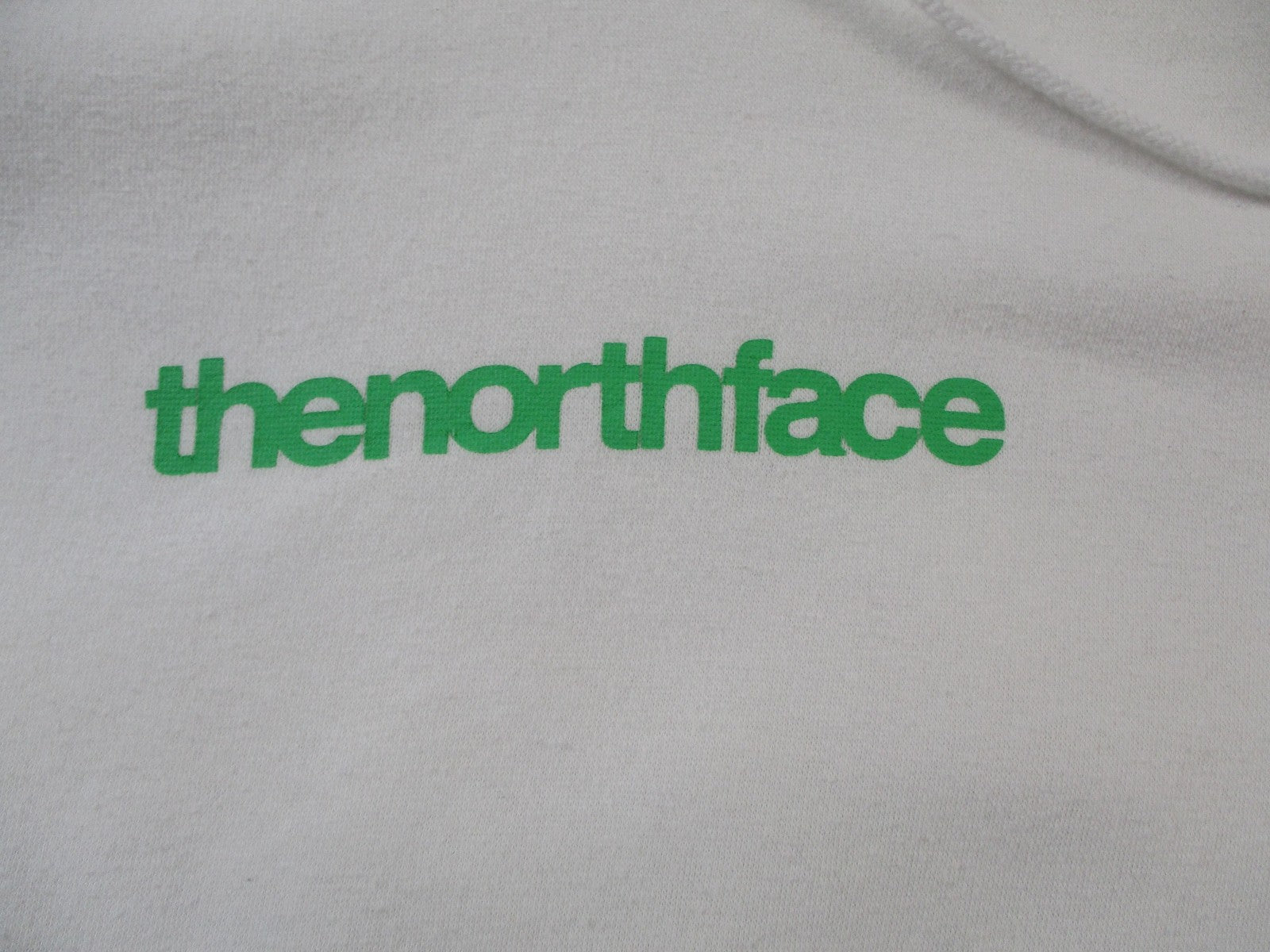 The North Face Hoodie Mens 2XL White Alpine Logo Graphic Pullover Fleece
