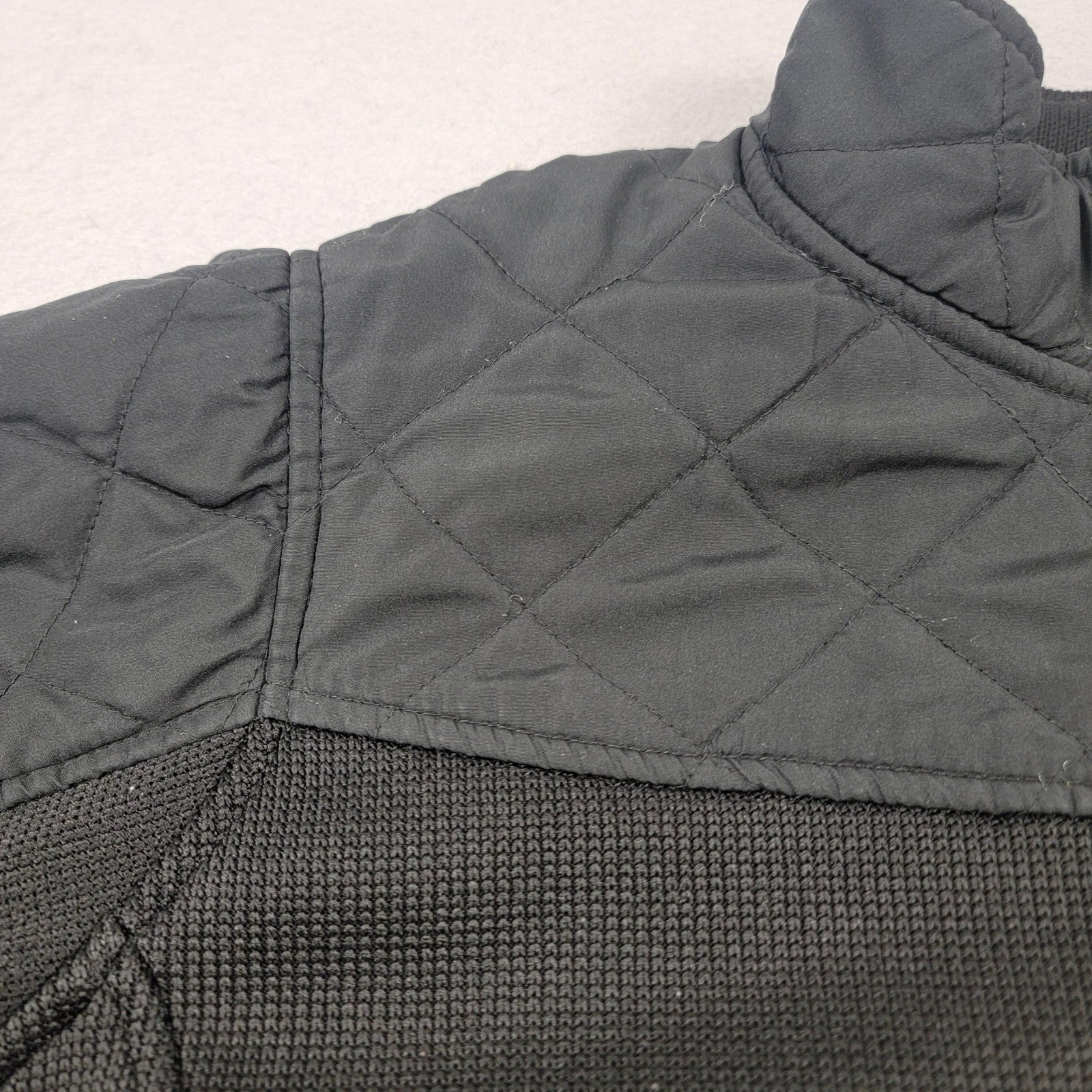 SwissTech Jacket Womens 2X Black Quilted Shoulder Full Zip Fleece Chest Pocket5