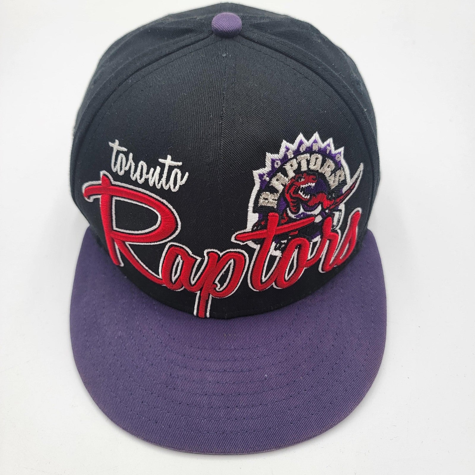 Toronto Raptors Hat Cap Snap Back Mens Medium Large NBA Basketball New Era4