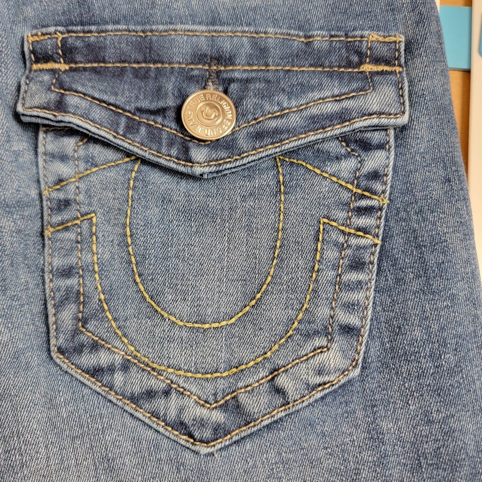 True Religion Joey Flare Jeans  Vintage Blue  Size 27
