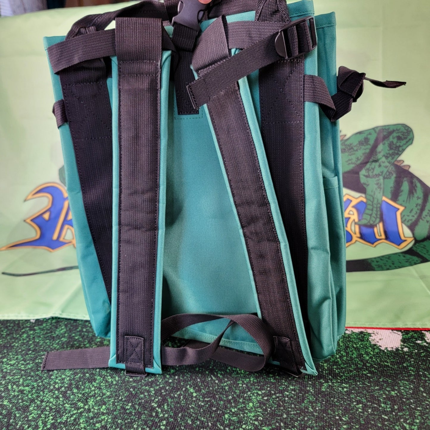McNairy & Co B’NESS Roll Top Backpack Kelly Green Canvas Bag NWT $1985