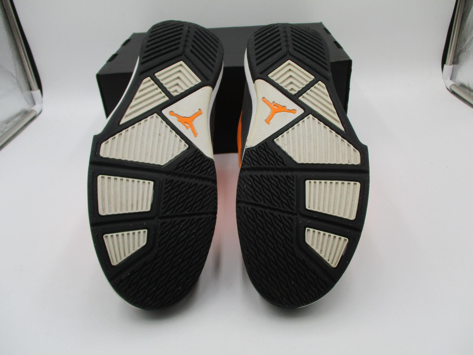 Jordan Shoes Men Sz 11.5 Orange Gray High Top Basketball Sneakers 580590801 1H56