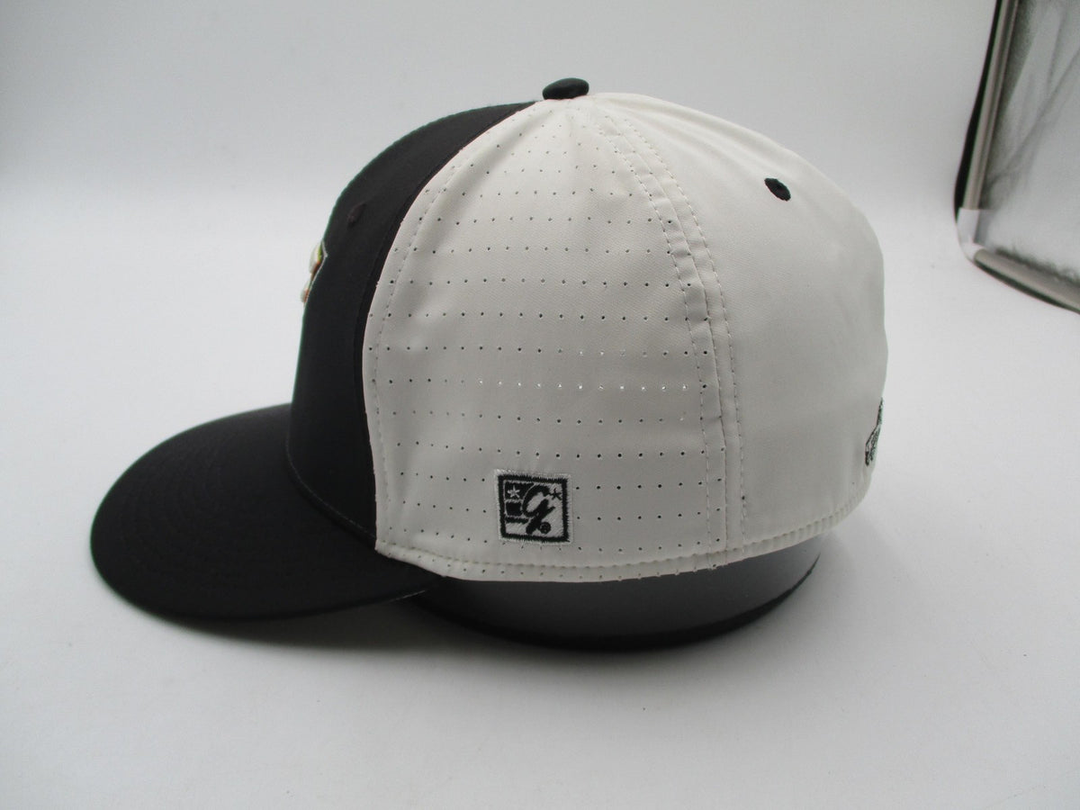 Vintage The Game Pro Furman Hurricanes Paladins AFlex Hat Cap Size M Black/White4