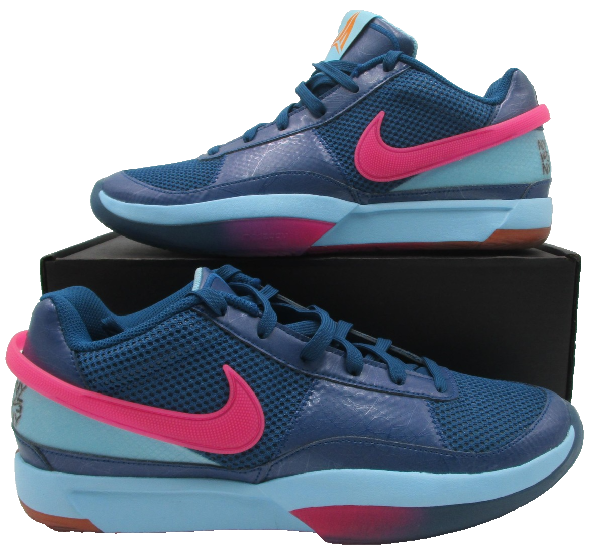 Nike Ja 1 Midnight NY Vs NY Shoes Mens Size 11.5 Blue Basketball FV1286-400 1T20