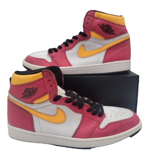 Nike Air Jordan 1 Retro High OG Shoes Mens Sz 13 Light Fusion Red 555088603 1A60
