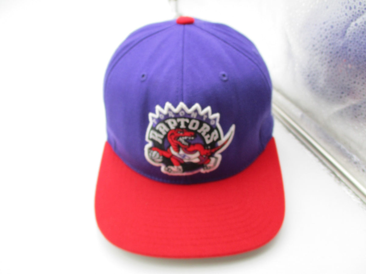Toronto Raptors Hat Cap Snap Back One Size Purple NBA Basketball Mitchell Ness2