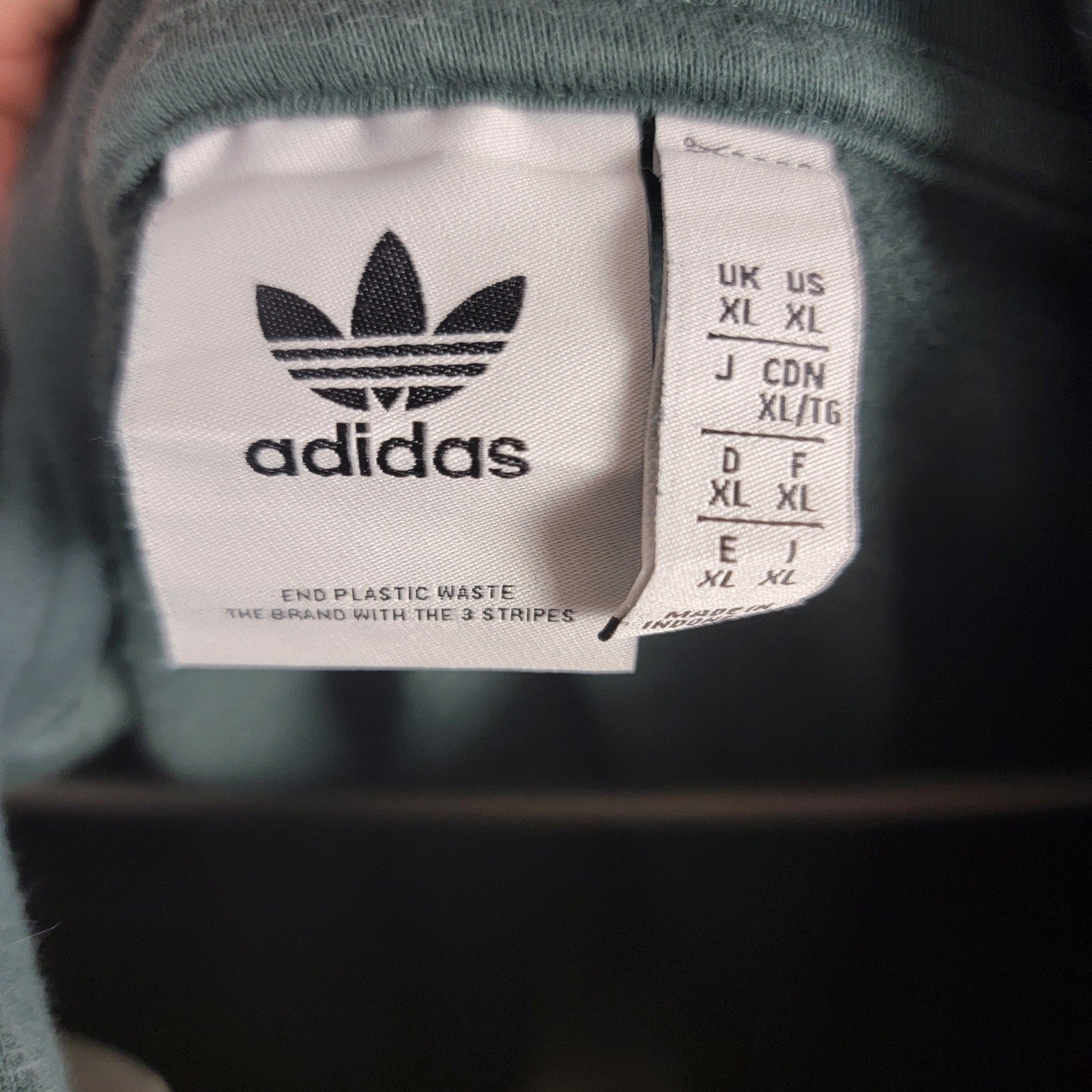 Adidas Originals Trefoil Hoodie Green Men’s XL HK03040864