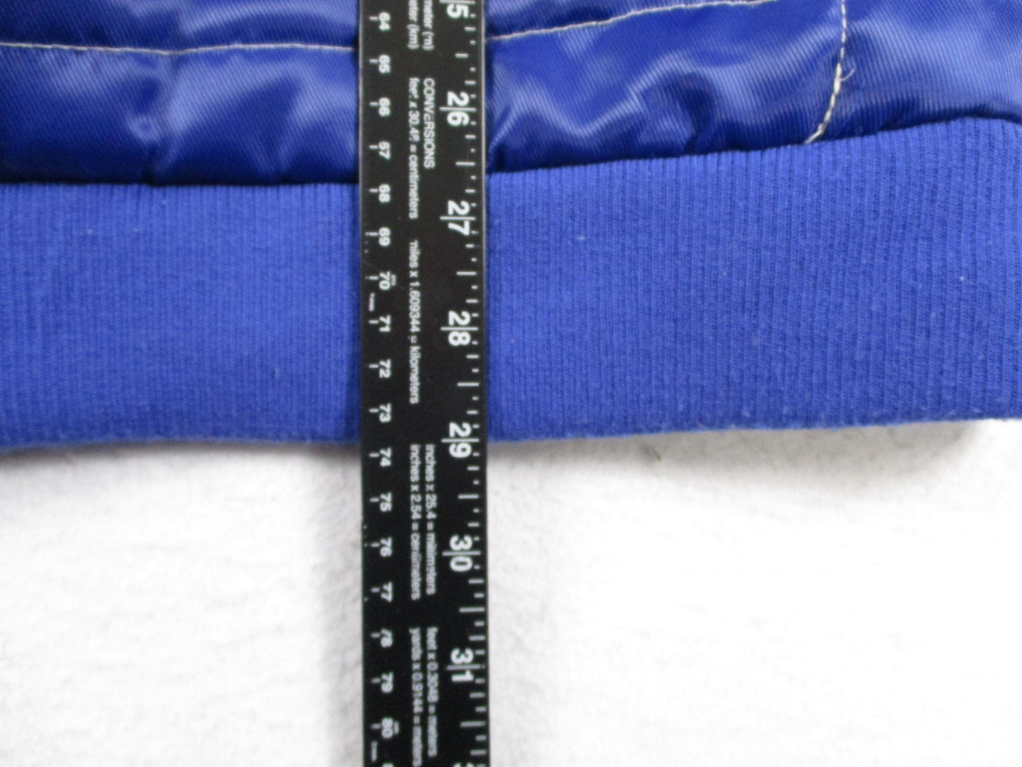 R3bel Jacket Mens 2XL Blue Racing Speed Car Graphic Quilted Satin Bomber8