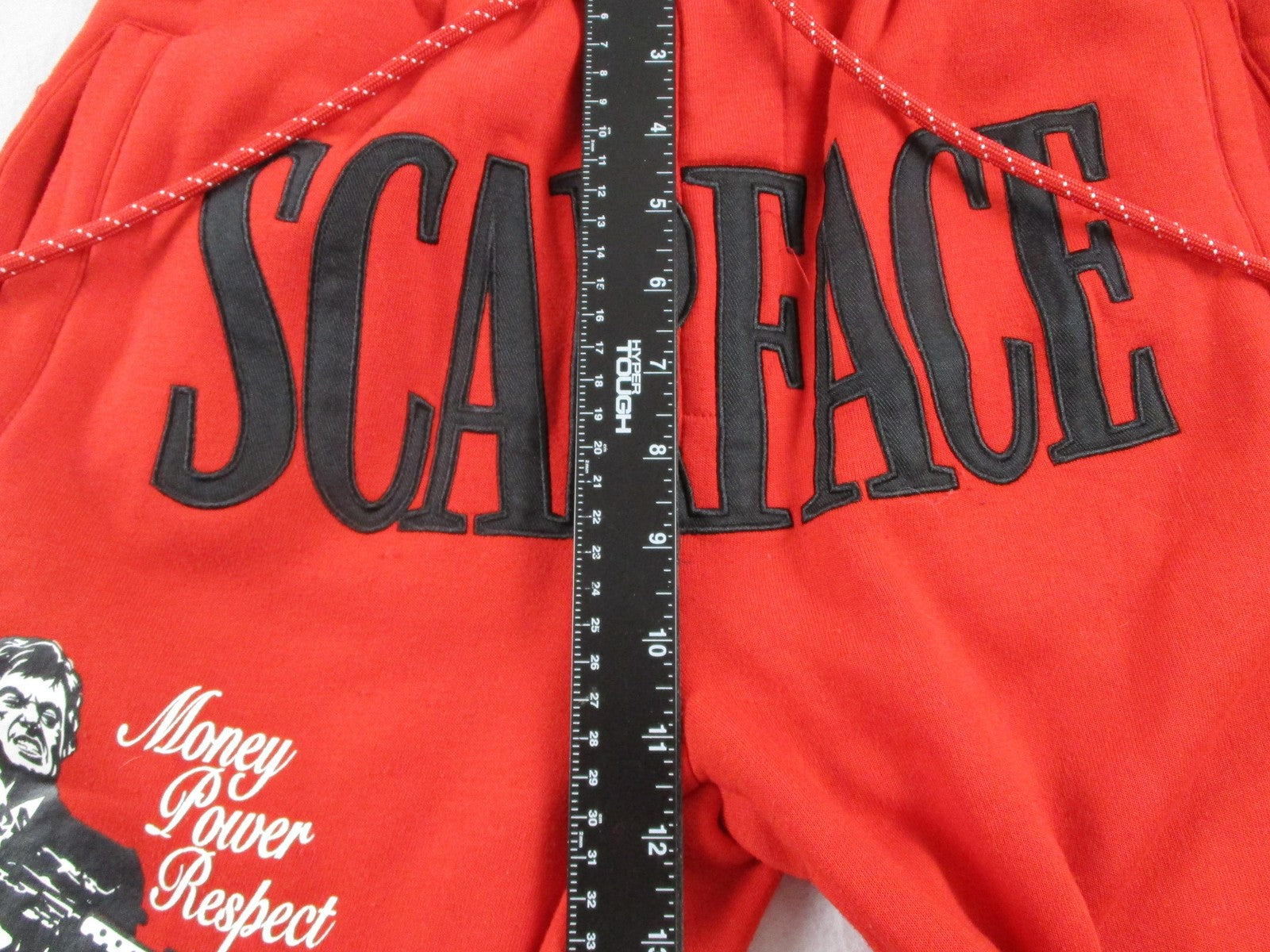 Reason Scarface Tracksuit Mens Medium Red Fleece Graphic Hoodie Sweatpants Set14