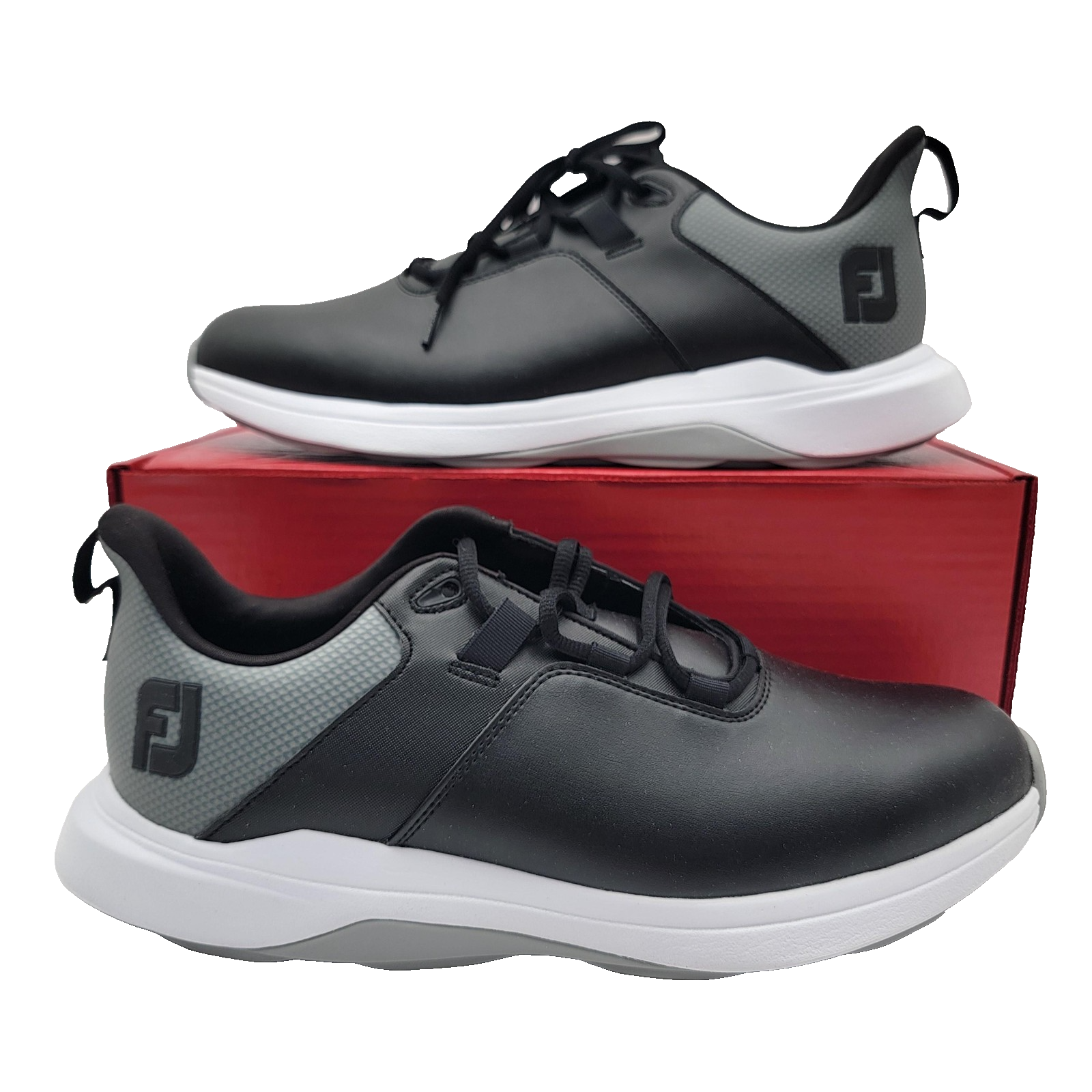 FootJoy ProLite 56922 Men’s Size 10 Medium Black Gray Waterproof Golf Sneakers0