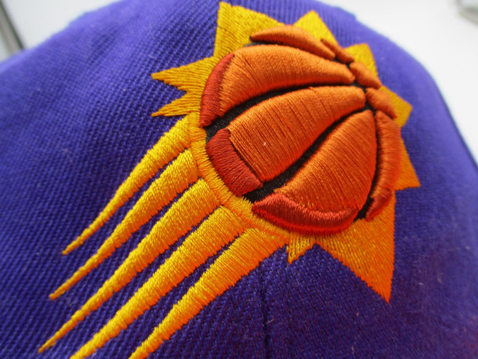 Phoenix Suns Embroidered Snapback Cap OSFM Purple NBA Basketball Mitchell Ness3