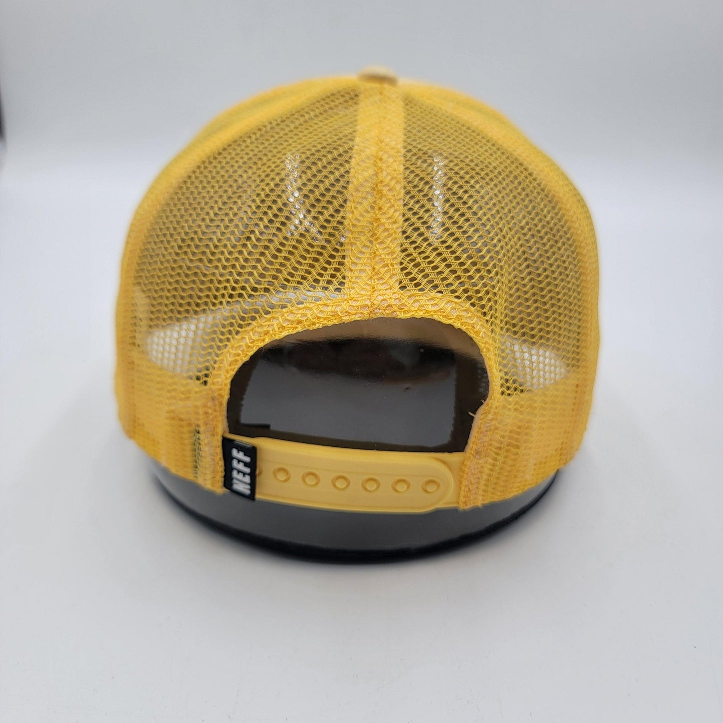 Neff Hat Cap Snap Back Yellow Trucker Mesh Losing My Mind Embroidered Mens3