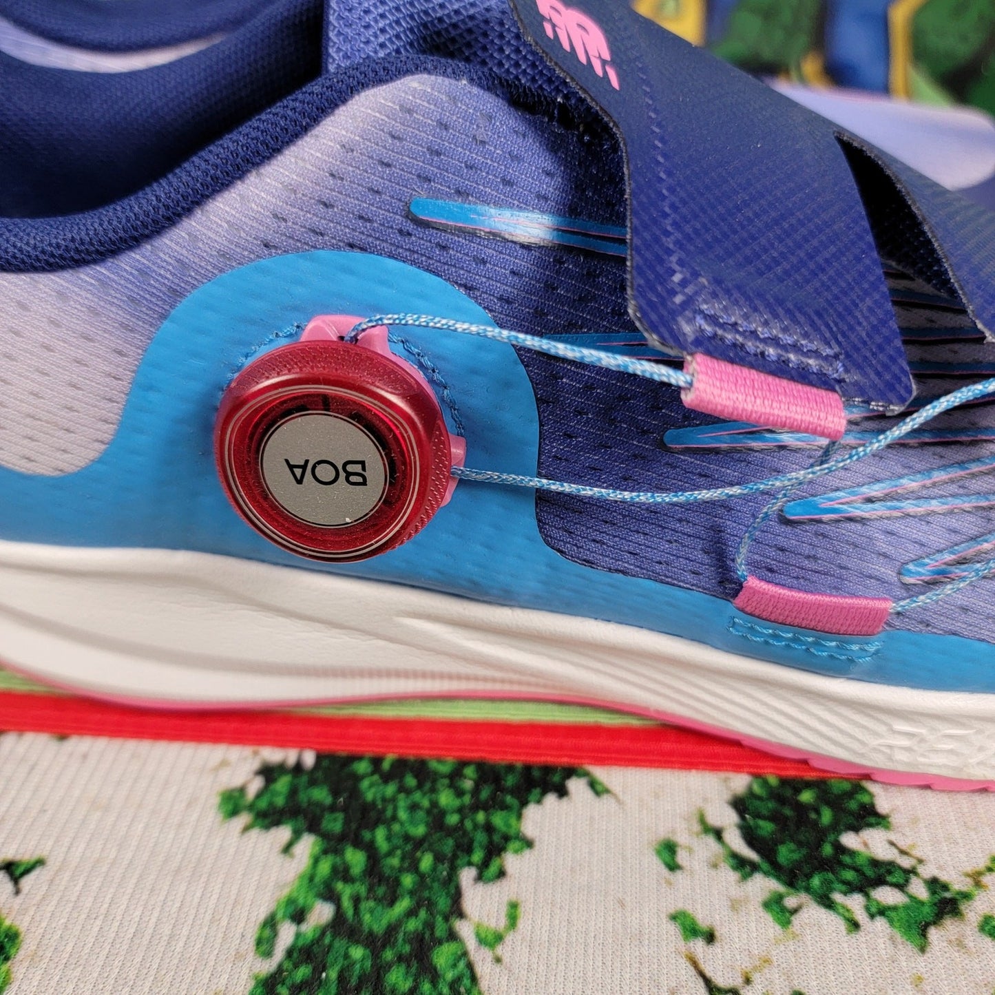 New Balance Fuel Core Reveal v3 BOA Purple Blue Kids Sz 74