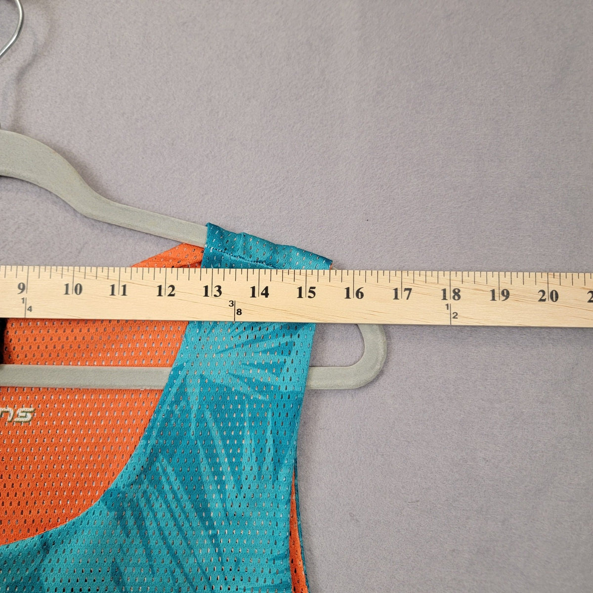 Miami Dolphins NFL Reversible Mesh Tank Top Mens 2XL Teal Orange5