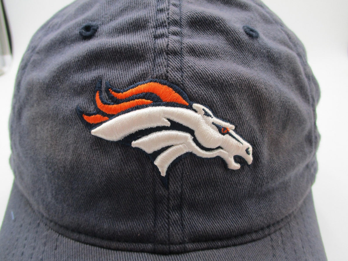Denver Broncos Hat Cap Fitted Mens L/XL Blue NFL Football Reebok Sideline2