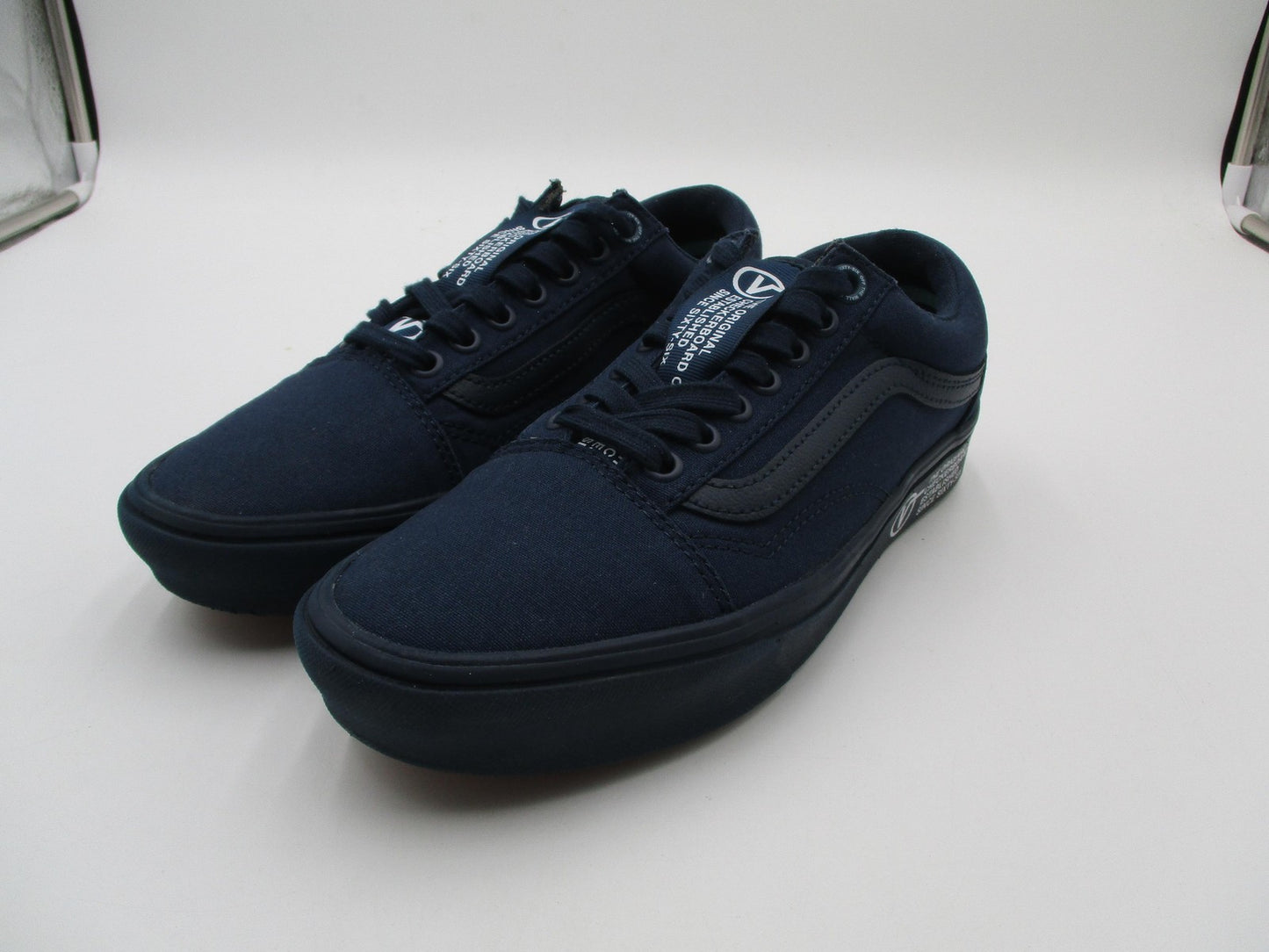 Vans Old Skool ComfyCush Shoes Mens Size 7 Navy Blue Canvas Skate Sneakers0