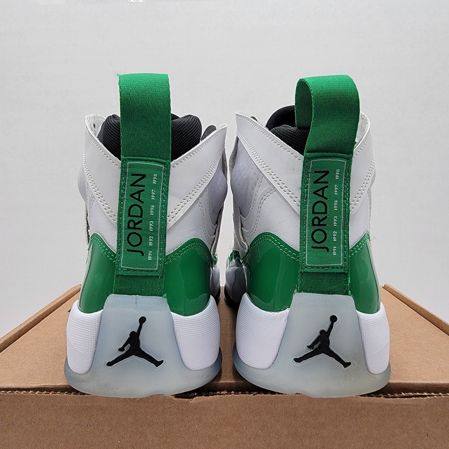 Nike Jumpman Two Trey 'White Lucky Green' Mens Sz 10.5 DJ1925130