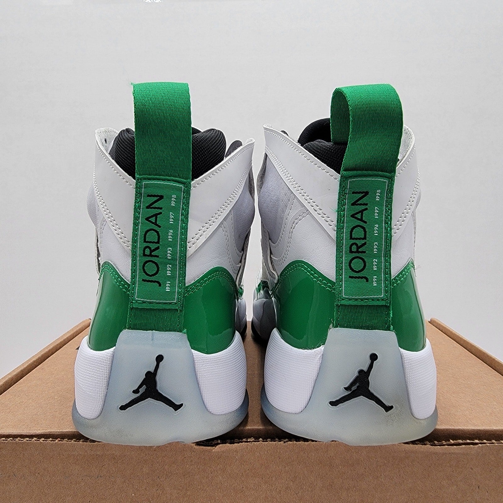 Nike Jumpman Two Trey 'White Lucky Green' Mens Sz 10.5 DJ1925130