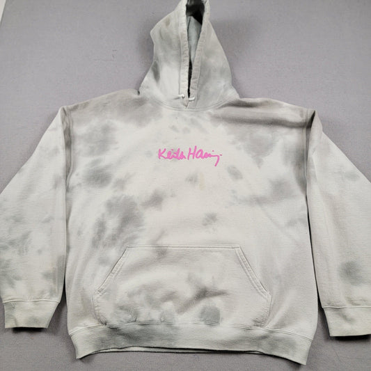 Ripple Junction Keith Haring Pop Art Tie Dye Hoodie Sz L0