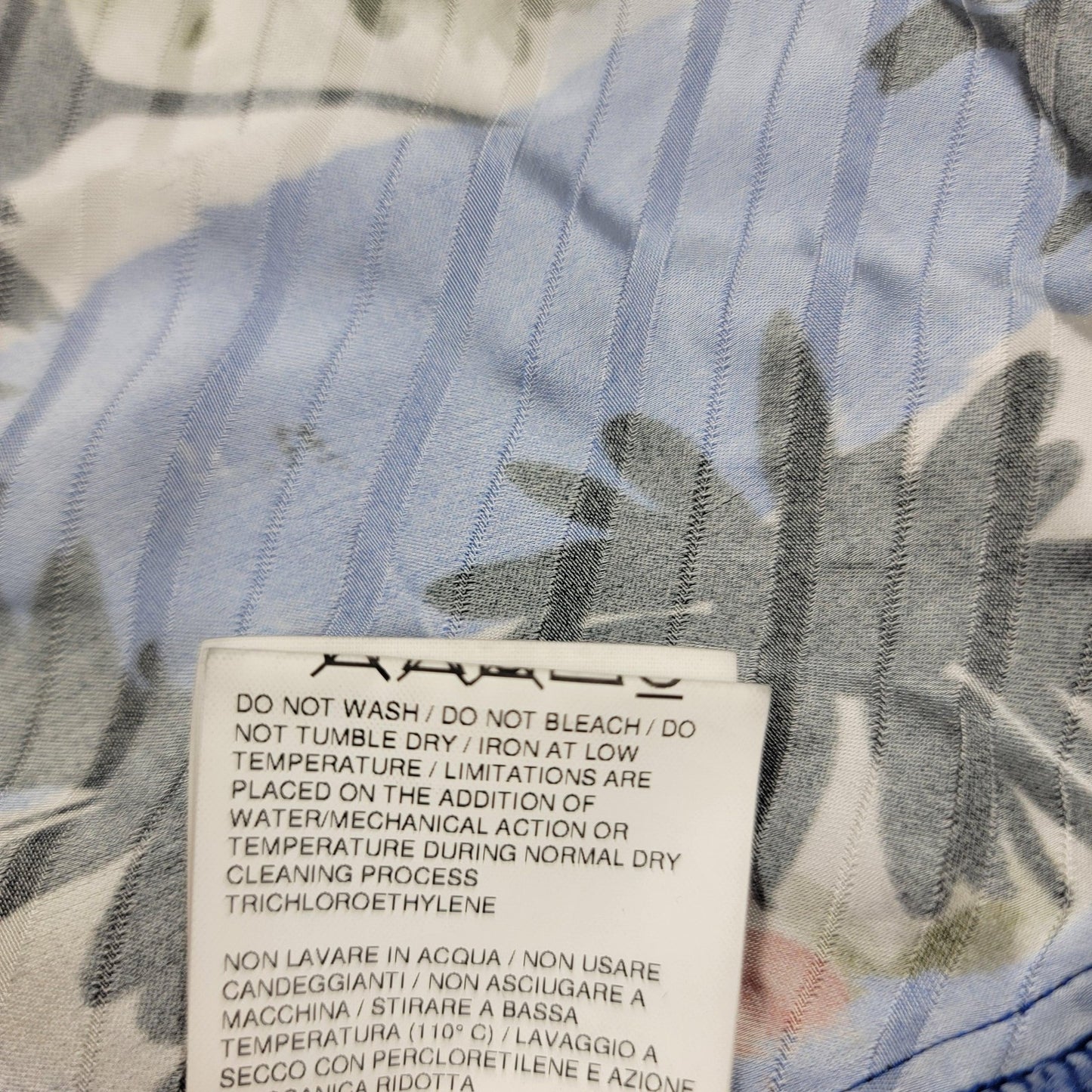 OffWhite Shirt Unisex 38 Floral Striped Made Italy Virgil Abloh Designer
