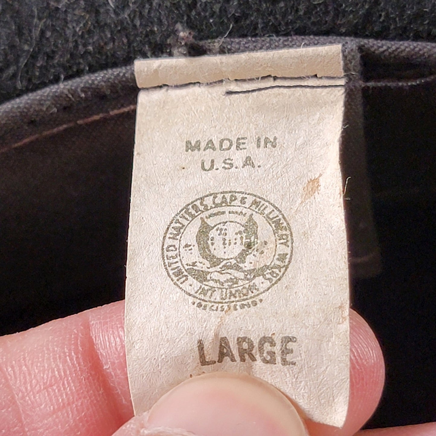 A. Adams & Spire (Since 1954) Vintage "Feather Felt" Wool Fedora Sz L5