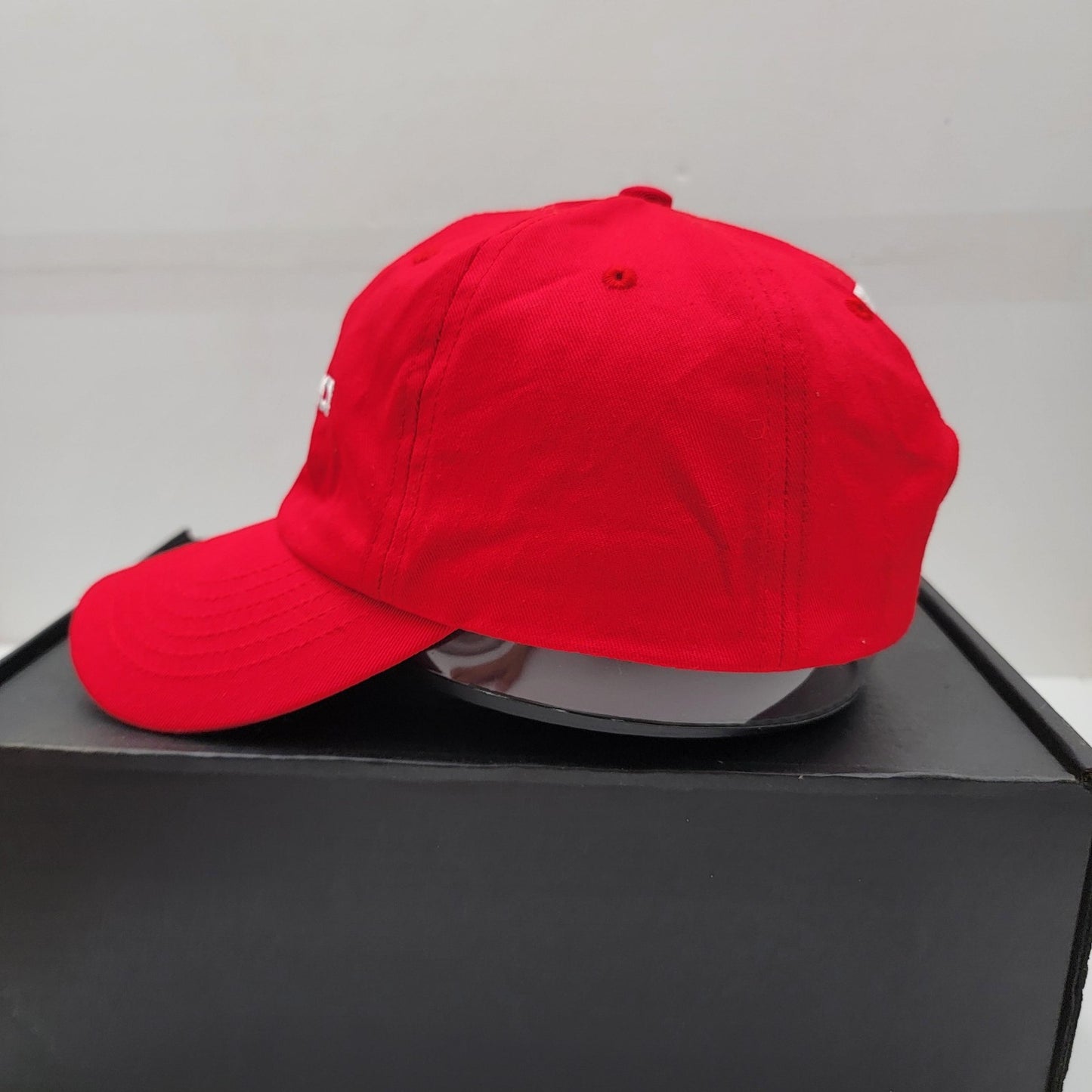 Extra Sauce Hat Cap Strap Back Red Embroidered Fast Food Promo Mens Adjustable1