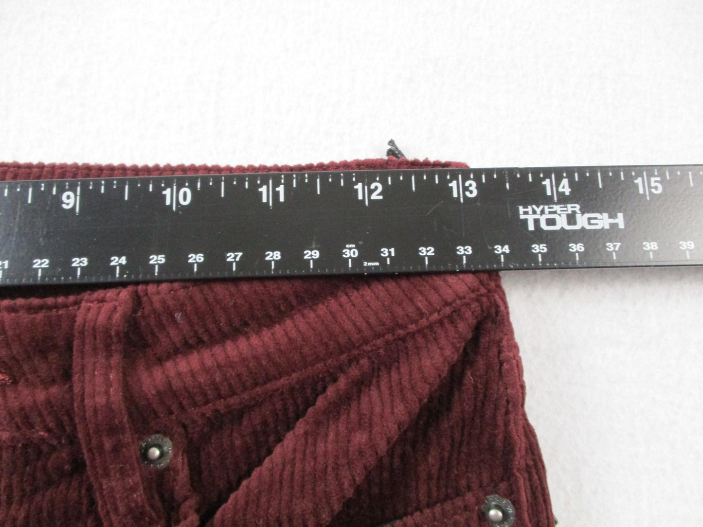 OAT New York HighRise Skinny Jeans Womens 26 Red Corduroy Stretch Fall 14438