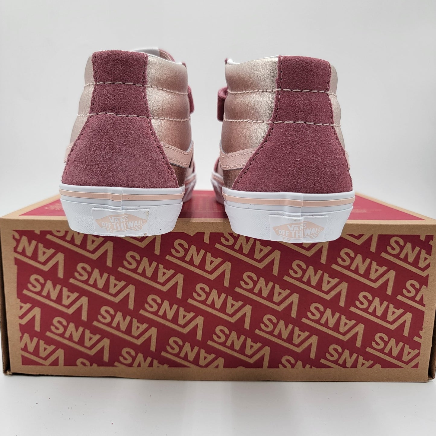 Vans OTW Junior Sk8-Mid Reissue V Metallic Pop Pink Sz 5.5 VN0A4UI5PNK NIB3