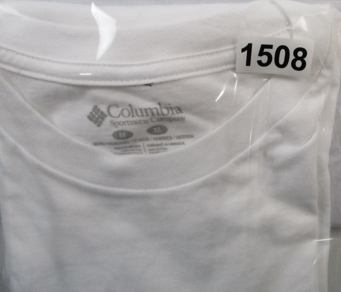 Columbia PFG Shirt Mens Medium White Palm Tree Fishing Graphic Back Print Tee6