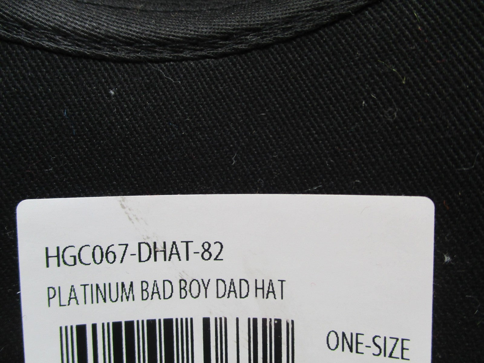 Bad Boy Hat Cap Strap Back Mens One Size Gray Camo Dad Headgear Classics7