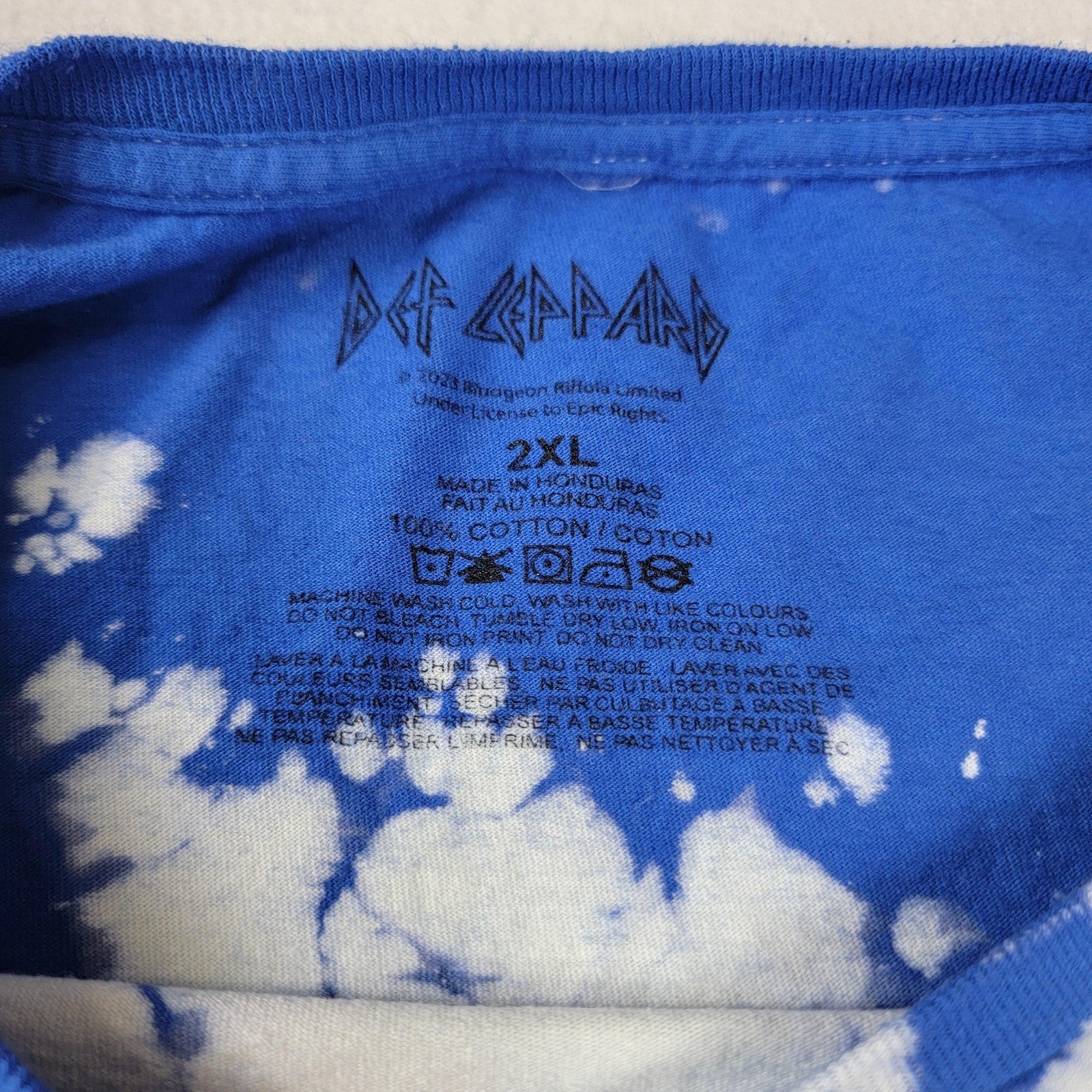 2 pack bundle Def Leppard + Britney Spears Mens 2XL Blue Black