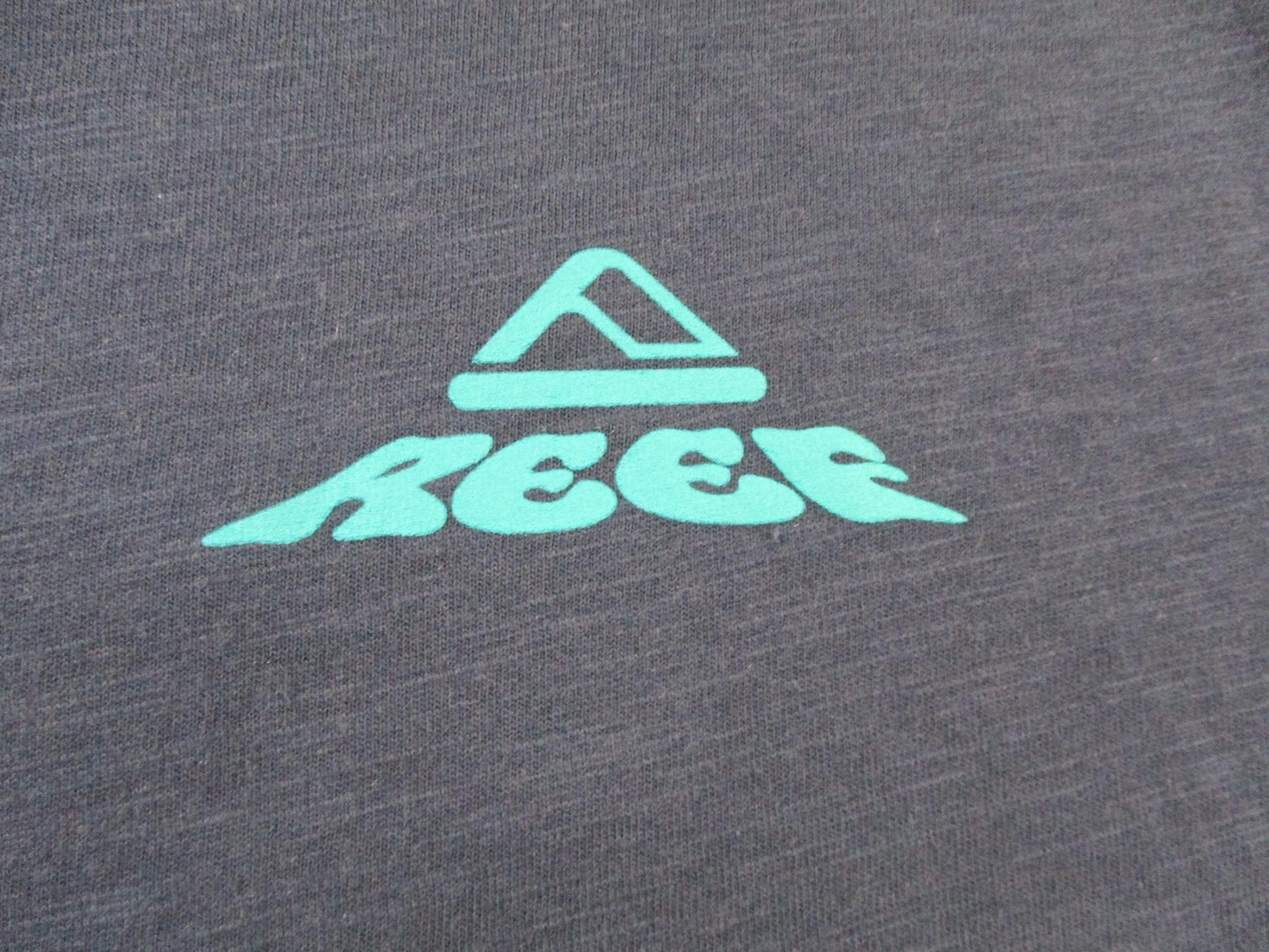 Reef Shirt Mens Large Blue Skeleton Flamingo Float Graphic Beach Surf Tee 15923