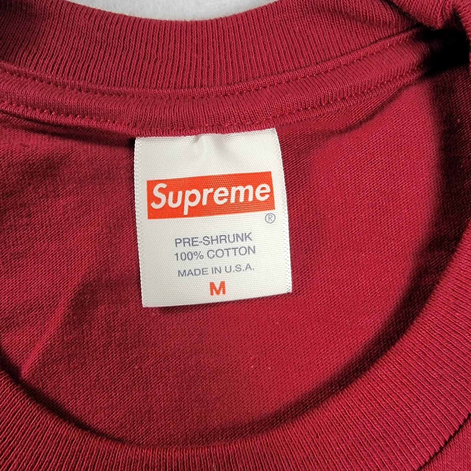 Supreme Red Mouse Tee Sz M