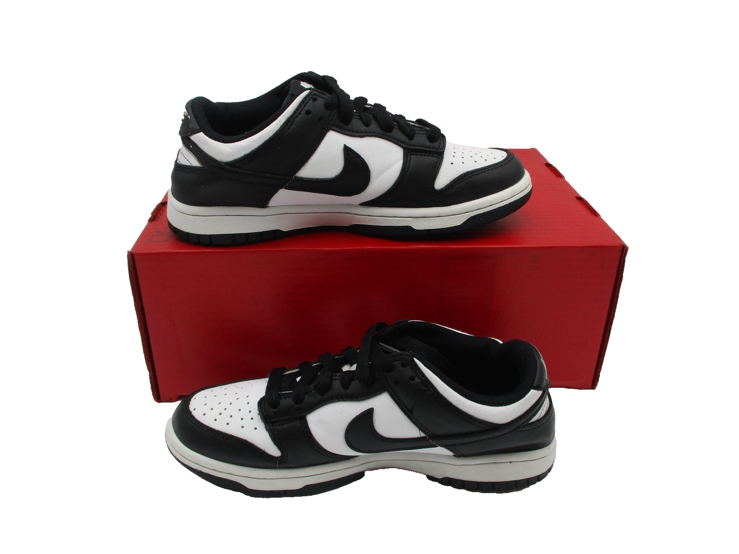 Nike Dunk Low Youth Size 5Y Black White Retro Panda GS Sneakers CW1590100 (1E6)3