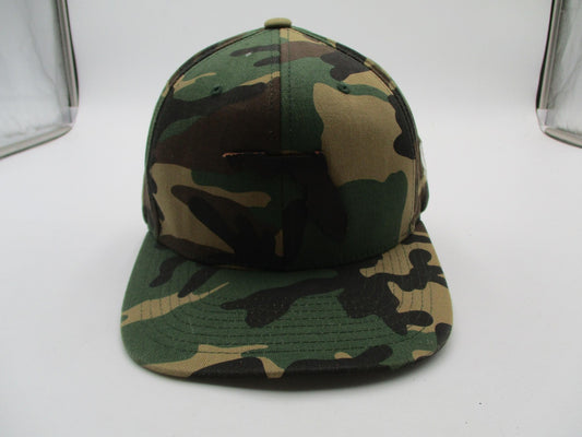 Branded Bills Florida Hat Cap Snap Back Mens One Size Green Camo State Patch USA0