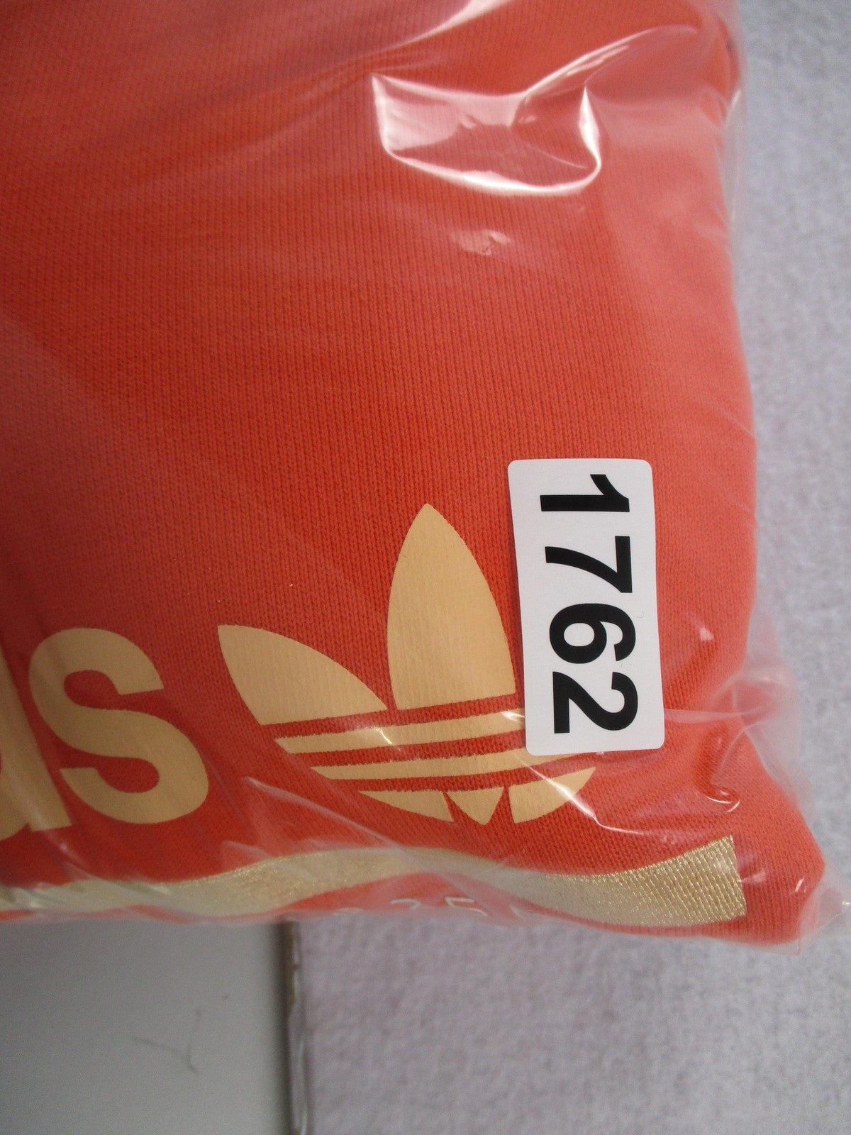 Adidas Hoodie Mens Medium Orange Fleece Sweatshirt Built For Purpose Trefoil9