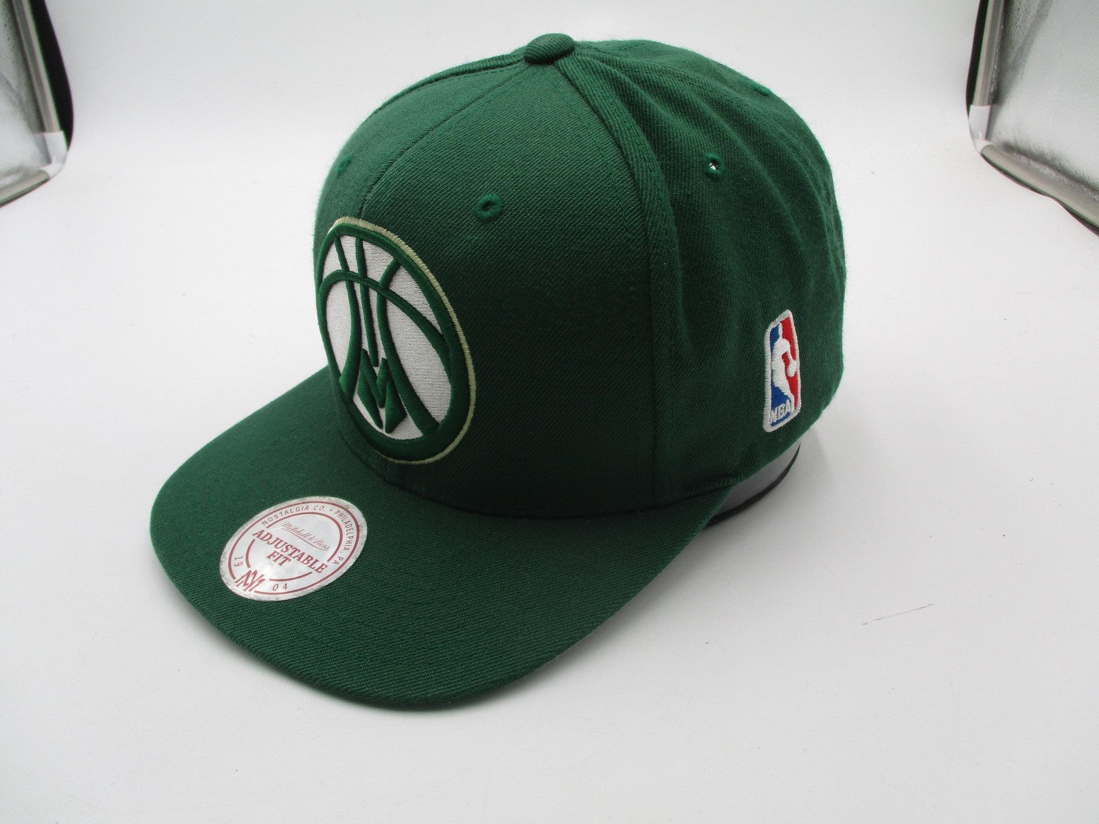 Mitchell & Ness Hat Cap Snap Back One Size Green NBA Basketball Mens Logo3