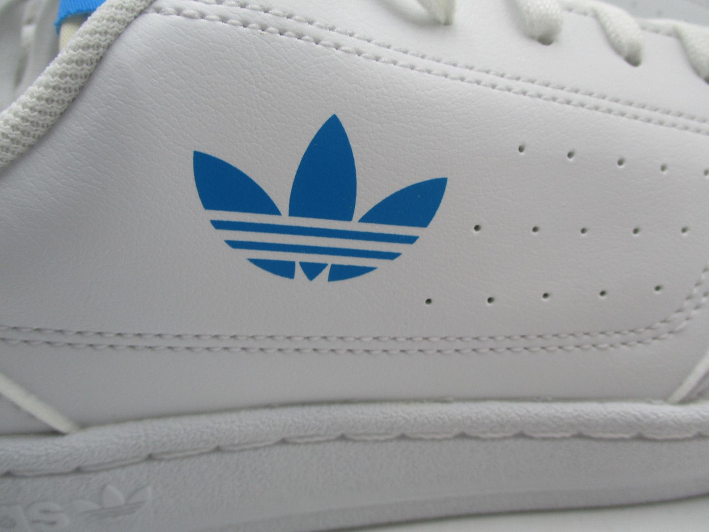 Adidas NY 90 J Shoes Youth Size 6.5 White Blue Low Top Sneakers GZ18759