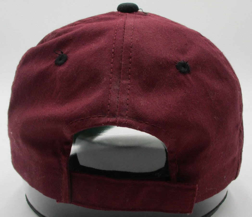 Harvard University Hat Cap Strap Back One Size Red Black NCAA College OC Mens2
