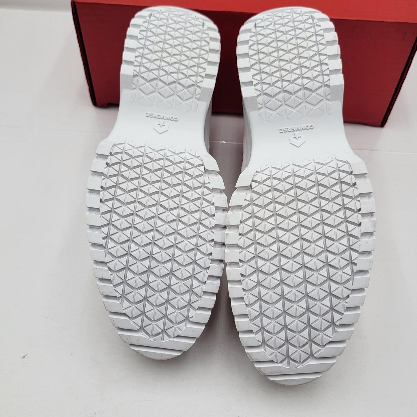 Converse CTAS Lugged 2.0 Hi Shoes Mens Size 10 White Egret Black Platform Chunky6
