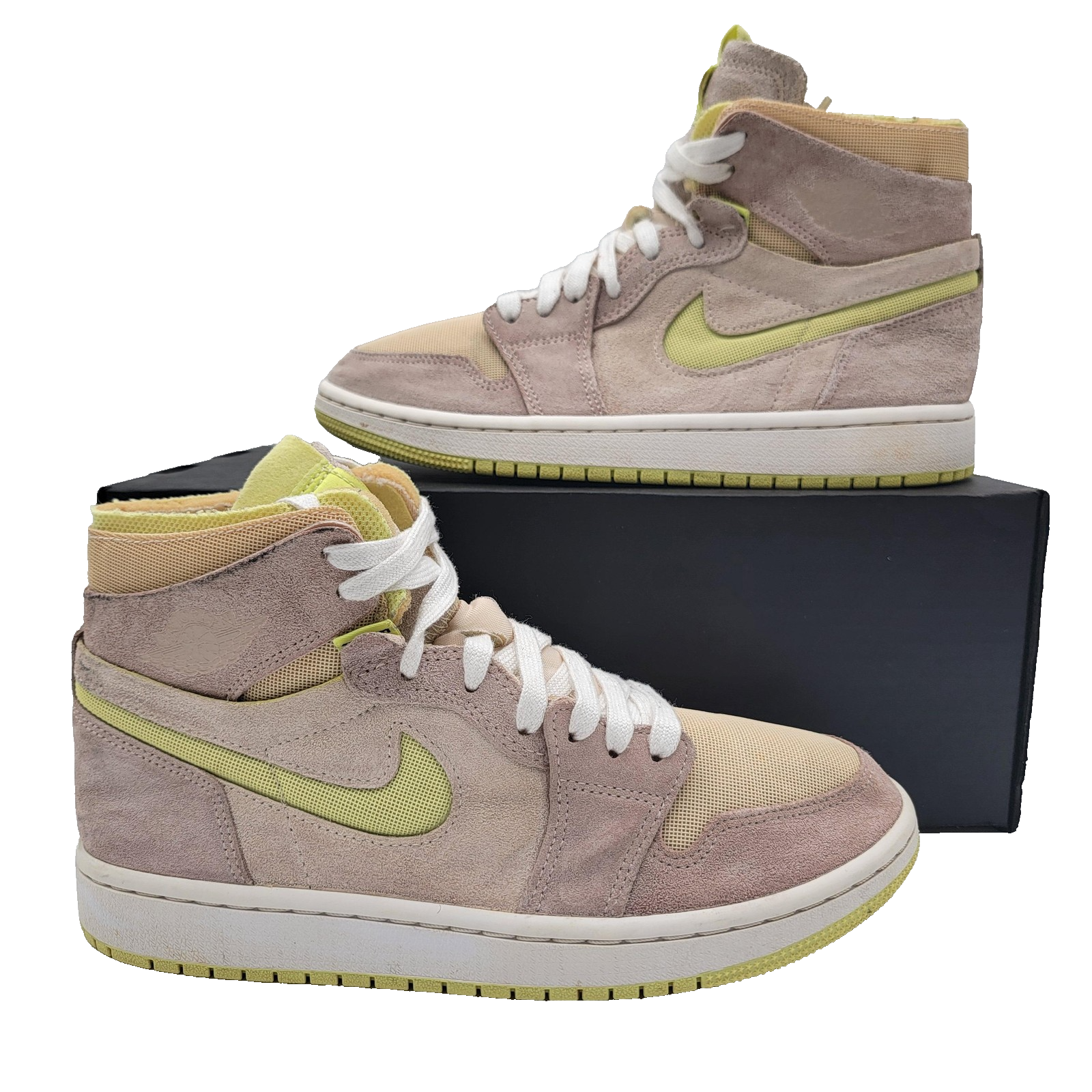 Nike Air Jordan 1 Zoom CMFT Shoes Women's Sz 7.5 High Top Suede CT0979-200