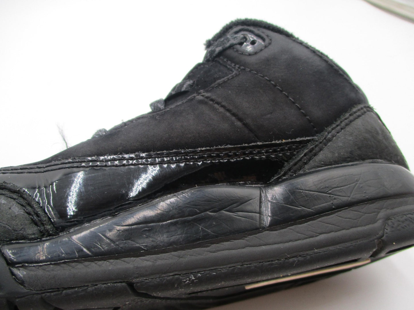 Jordan Kids Size 10C 'Black Cat' Suede Retro Basketball Sneakers DM0968001 1T98