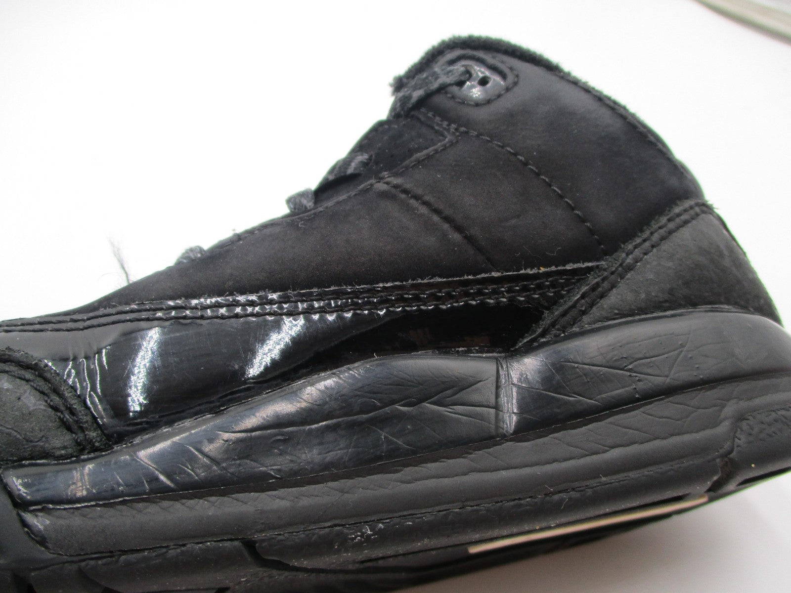 Jordan Kids Size 10C 'Black Cat' Suede Retro Basketball Sneakers DM0968001 1T98