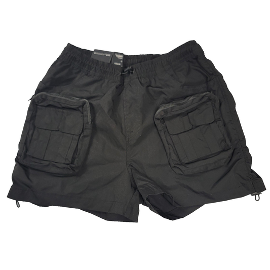 Smoke Rise Red Karina Shorts Wmn Med Black Curvy Fit Cargo Pockets