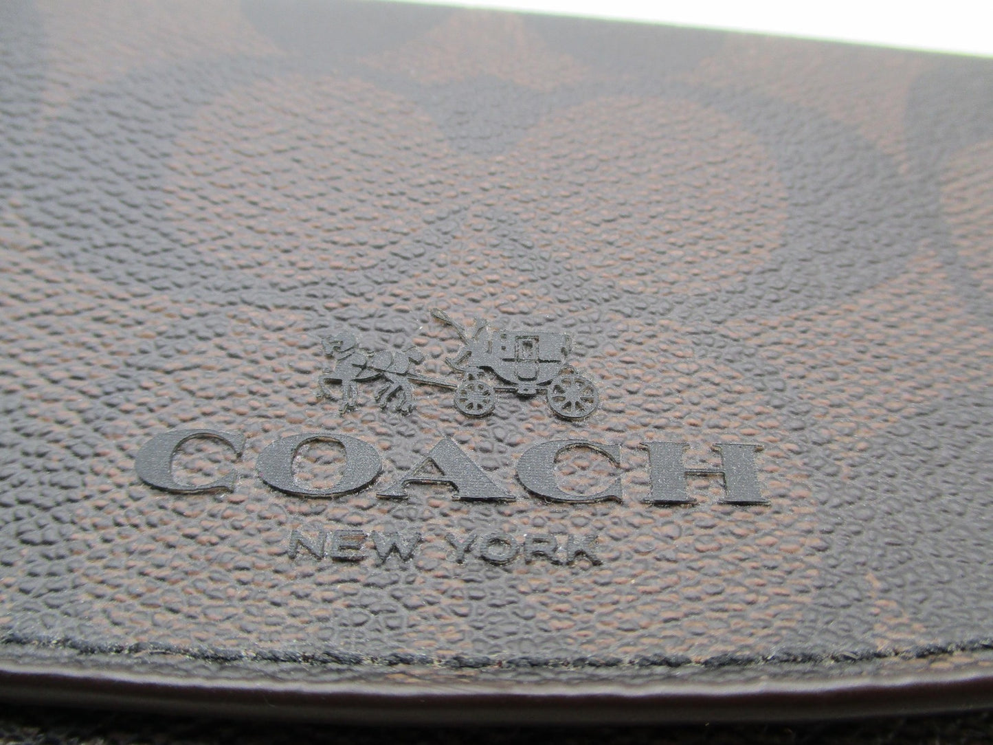 Coach Wallet Women's One Size Brown Signature C Leopard Print Zip Coated Canvas10